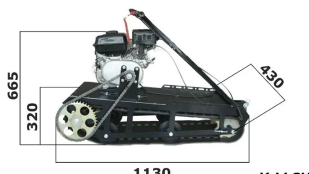 Мотобуксировщик XTREME-MOTORS "Конек-Горбунок" 6.5 л.с. в Хасавюрте