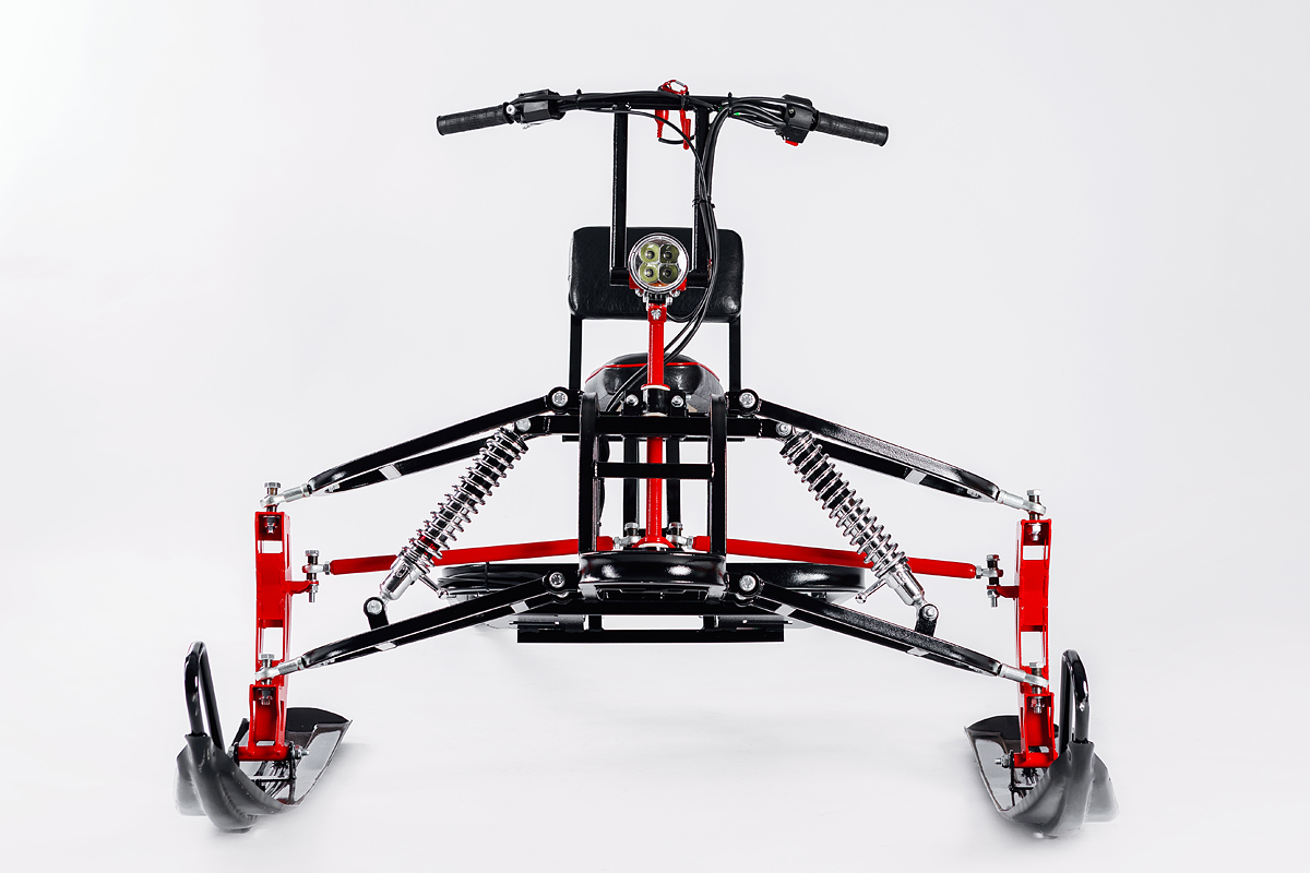 Лыжный модуль IKUDZO TERRAIN с подогревом ручек металлические лыжи в Хасавюрте