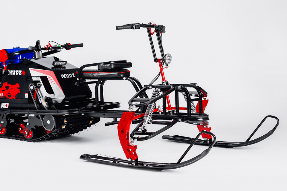 Лыжный модуль IKUDZO TERRAIN с подогревом ручек металлические лыжи в Хасавюрте