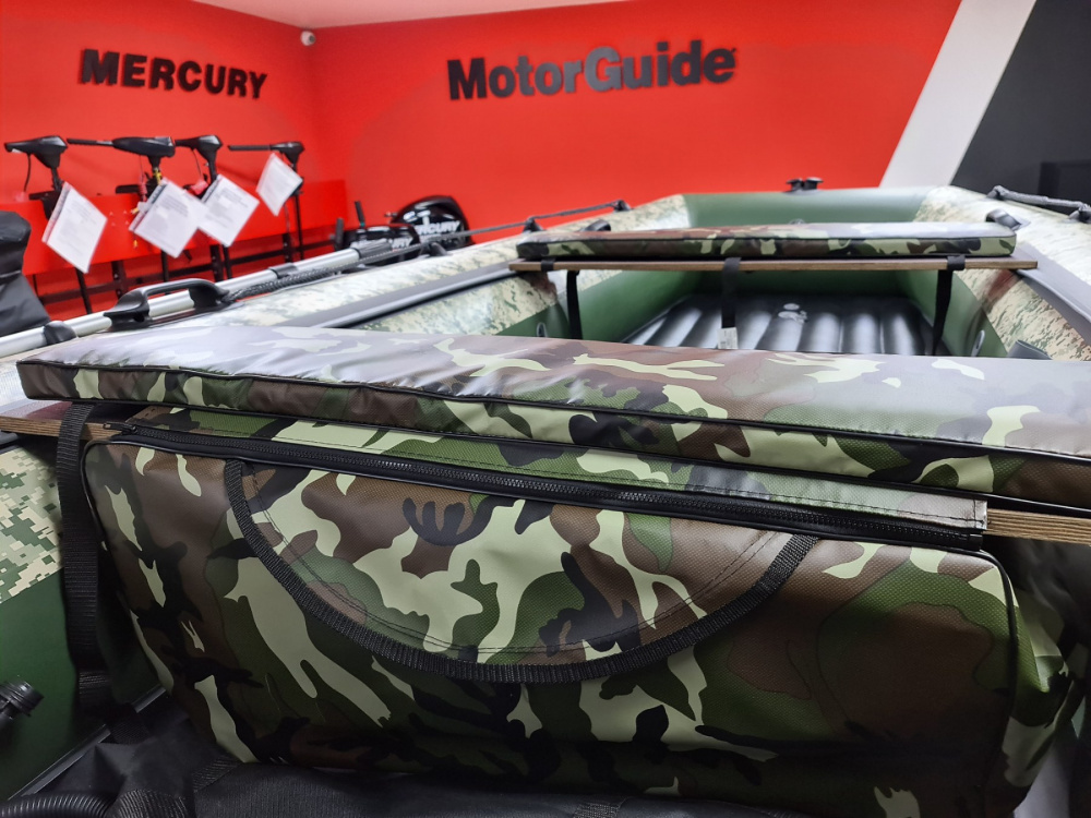 КОМПЛЕКТ МЯГКИХ НАКЛАДОК С СУМКОЙ ДЛЯ ЛОДОК 105Х20 КАМУФЛЯЖ в Хасавюрте