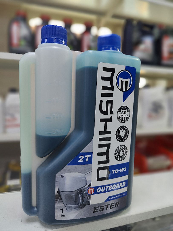 Масло MISHIMO 2T OUTBOARD (ESTER) полусинтетика 1 л в Хасавюрте