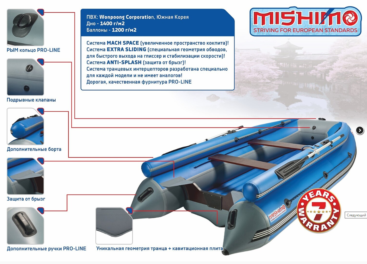 КОМПЛЕКТ ЛОДКА MISHIMO FAMILY LITE 370 + МОТОР 9,9 (15) Л.С. в Хасавюрте