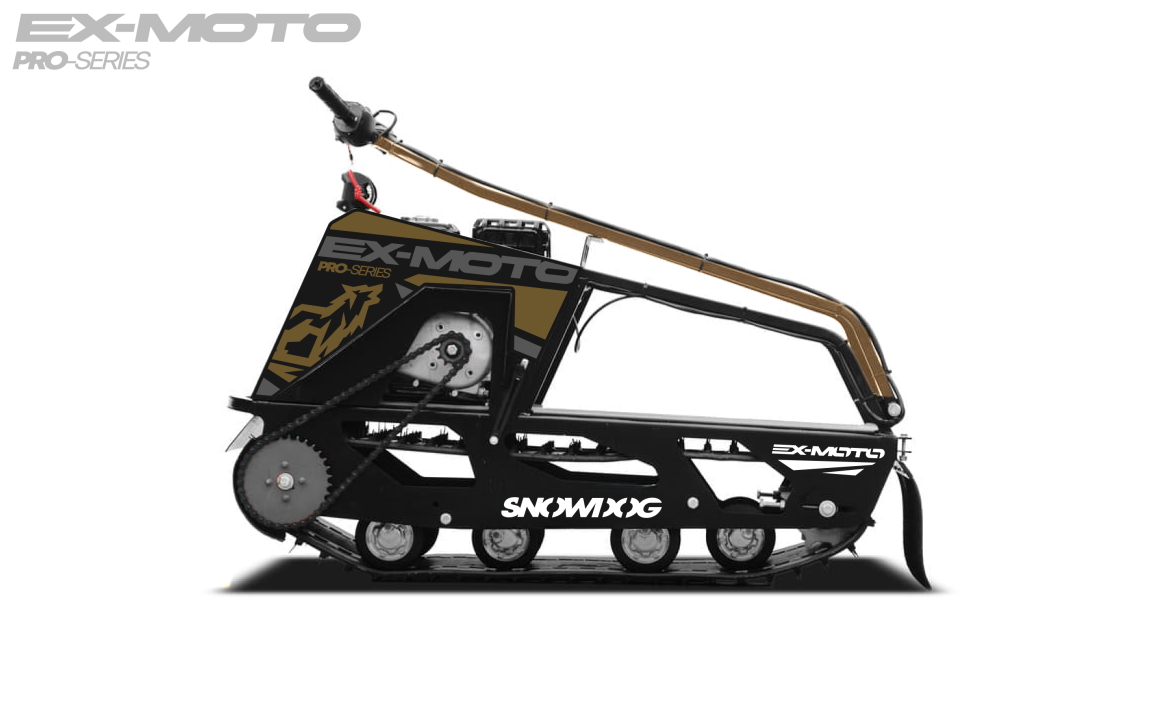 Мотобуксировщик EX-MOTO SNOWDOG S380 8л.с. в Хасавюрте