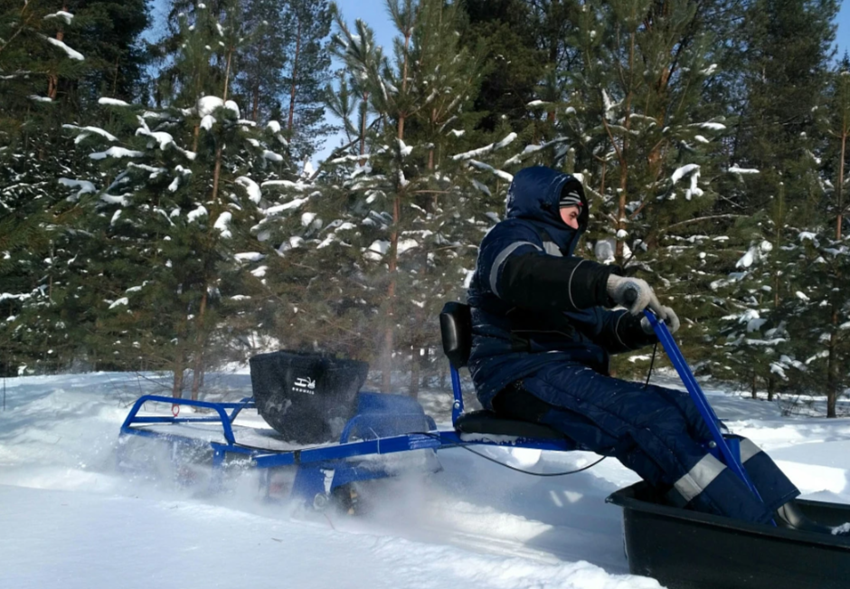 Мотобуксировщик толкач Альбатрос-XL8 с модулем. Без фары, склизы в Хасавюрте