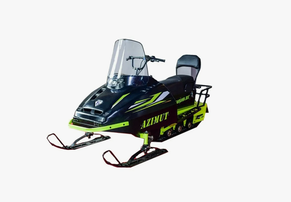 Миниснегоход Бурлак Азимут 20 л.с. , эл.запуск, реверс, тормоз гидравл, капот черный в Хасавюрте