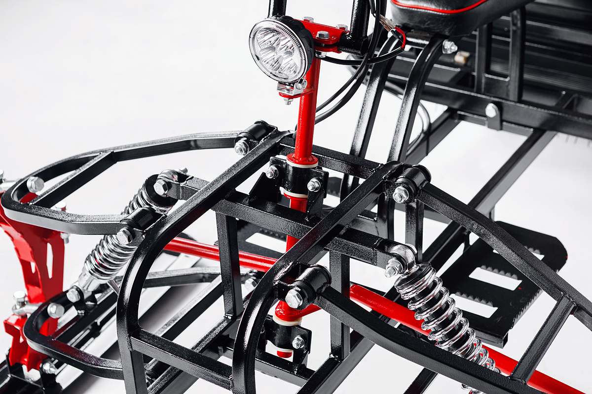 Лыжный модуль IKUDZO TERRAIN с подогревом ручек металлические лыжи в Хасавюрте