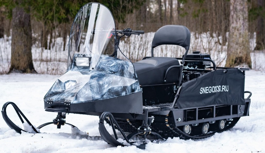 Миниснегоход Бурлак Егерь Экспедитор 15 л.с. , реверс, тормоз, капот белый в Хасавюрте