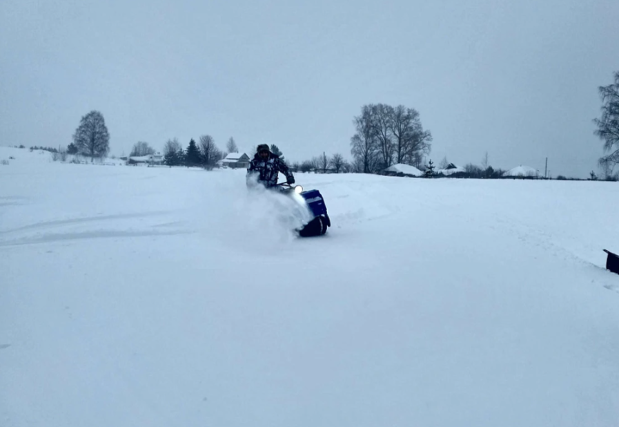 Мотобуксировщик Альбатрос-XLV 9 мини, тележки, 1250 мм в Хасавюрте