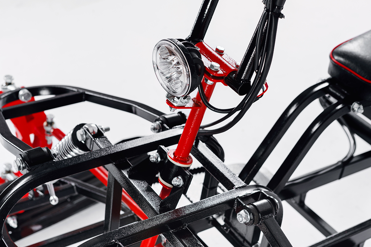 Лыжный модуль IKUDZO TERRAIN с подогревом ручек металлические лыжи в Хасавюрте