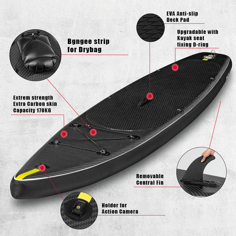 SUP (САП) ДОСКА MISHIMO CARBON DARKSIDE 11’ (335СМ) в Хасавюрте