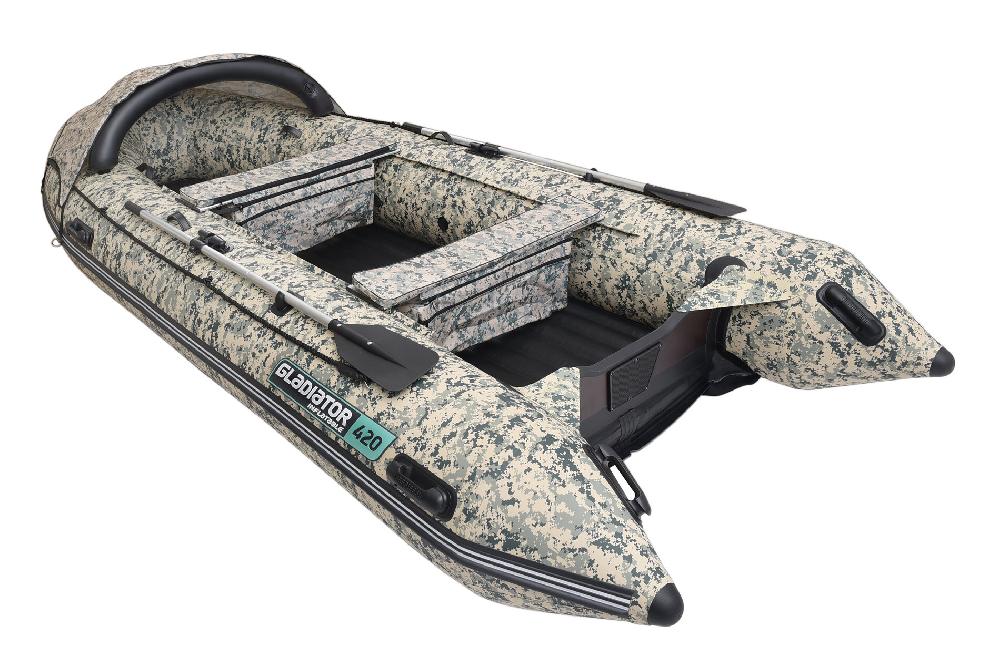 НАДУВНАЯ ЛОДКА GLADIATOR E350PRO в Хасавюрте