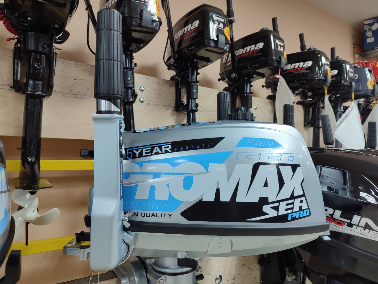 Лодочный мотор PROMAX SP5FHS (внешний бак 12 л) в Хасавюрте