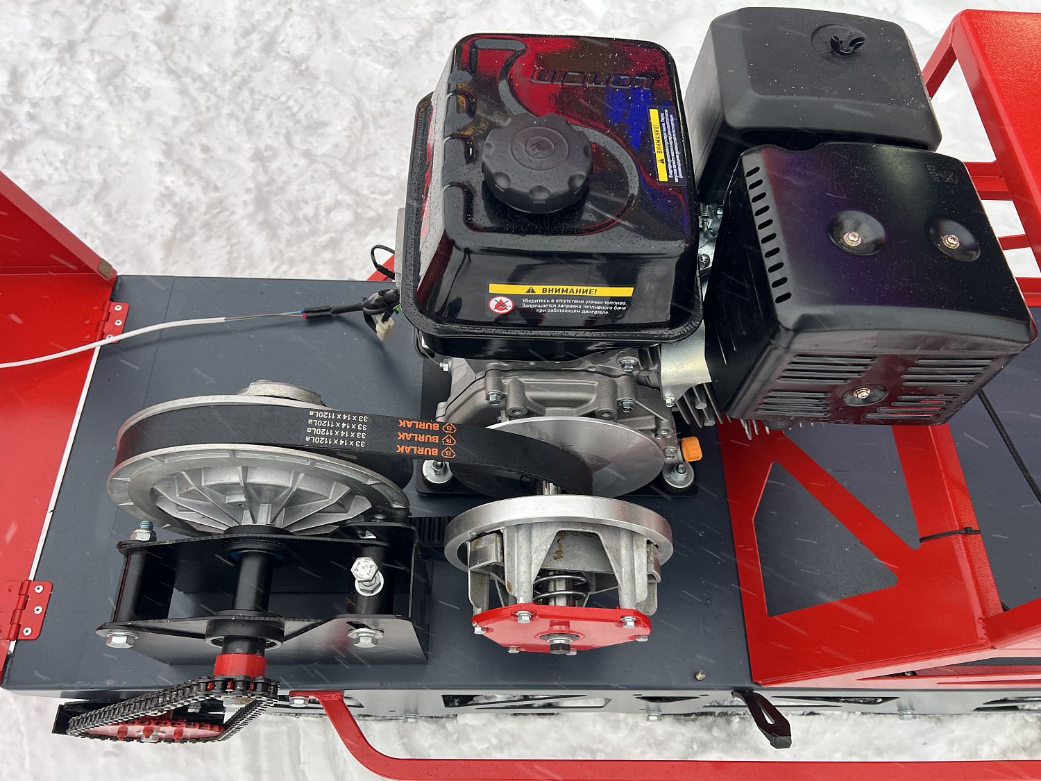 Мотобуксировщик EX-MOTO SNOWDOG S500 15л.с в Хасавюрте