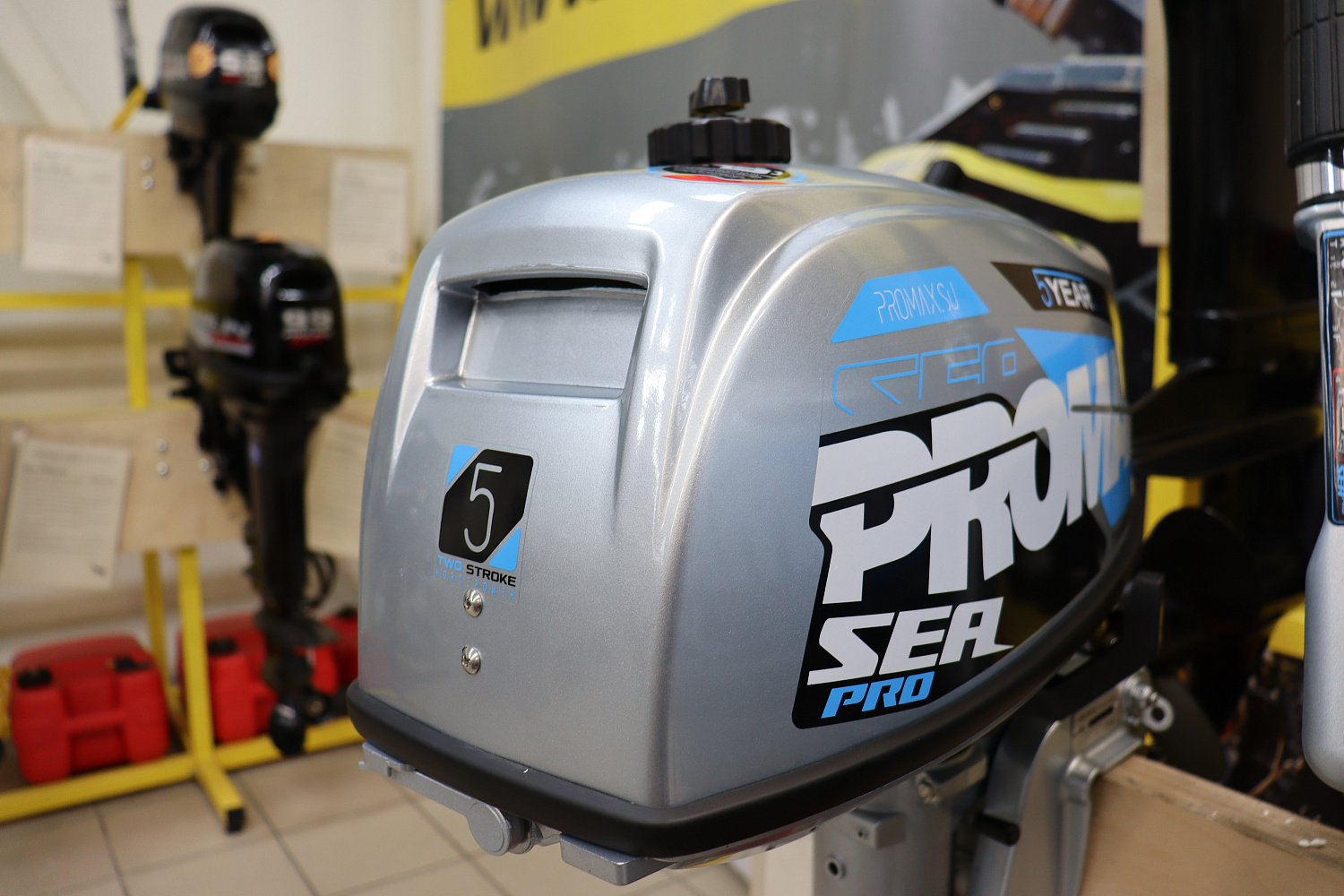 Лодочный мотор PROMAX SP5FHS (внешний бак 12 л) в Хасавюрте