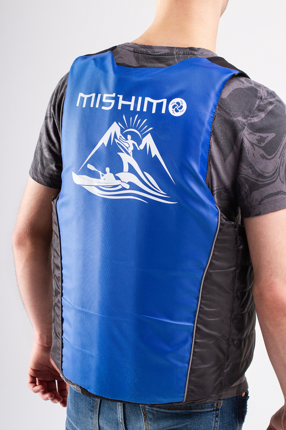 Жилет спасательный MISHIMO PRO Премиум качества Черно-синий в Хасавюрте